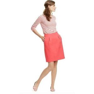 Boden Coral Knit Skirt